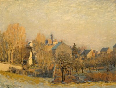 Givre à Louveciennes - Alfred Sisley