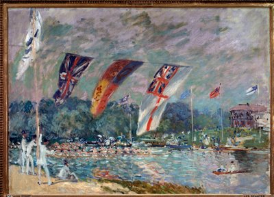 Régate à Molesey, Angleterre - Alfred Sisley