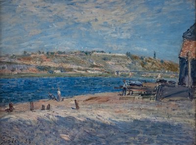Rives de la rivière à Saint-Mammès - Alfred Sisley