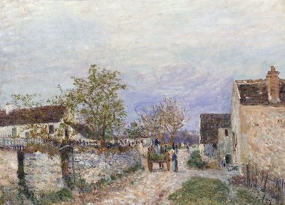 Rue à Veneux - Alfred Sisley