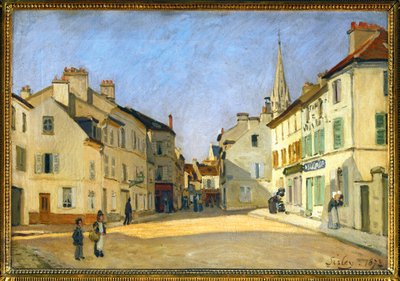 Rue de la Chaussee a Argenteuil - Alfred Sisley