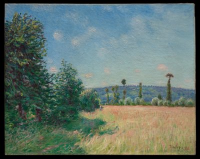 Les prairies de Sahurs au soleil du matin - Alfred Sisley