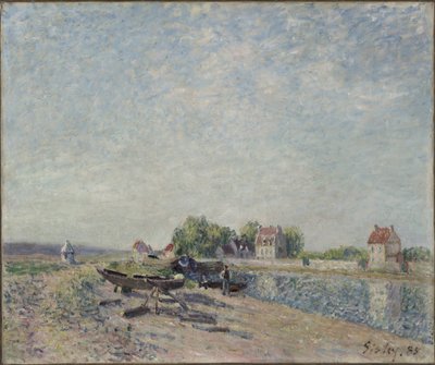 Saint-Mammès, canal du Loing - Alfred Sisley