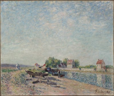 Saint-Mammès, canal du Loing - Alfred Sisley