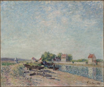 Saint-Mammès, Canal du Loing, 1885 - Alfred Sisley