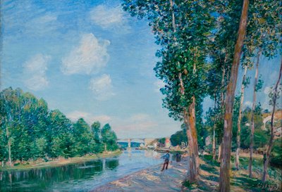 Saint Mammes, Soleil de juin - Alfred Sisley