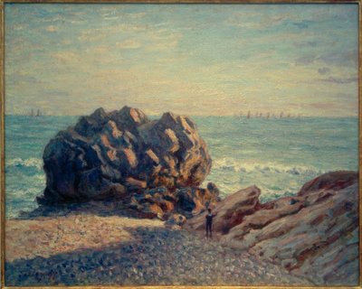 Storrs Rock, Ladys Cove, le soir - Alfred Sisley