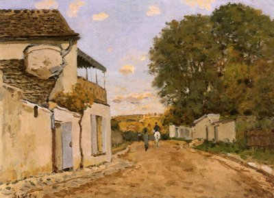 Rue à Louveciennes (Rue de la Princesse), c.1873 - Alfred Sisley