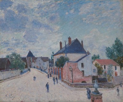 Rue à Moret, c.1890 - Alfred Sisley