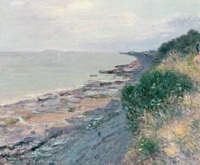 La Falaise à Penarth, Soir, Marée Basse - Alfred Sisley