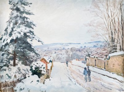 La route du Coeur Volant à Louveciennes, c. 1872 - Alfred Sisley