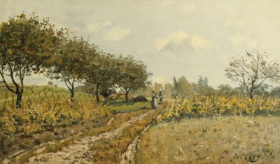 Le chemin dans la campagne, 1876 - Alfred Sisley