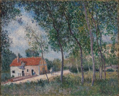 La route de Moret à Saint-Mammès, 1883-85 - Alfred Sisley