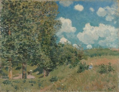 La Route de Versailles à Saint-Germain - Alfred Sisley