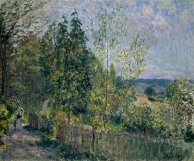 Le chemin dans les bois - Alfred Sisley