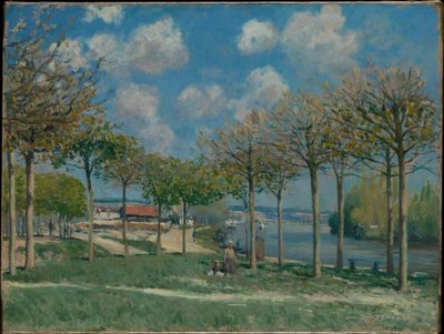 La Seine à Bougival - Alfred Sisley