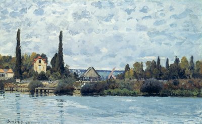 La Seine à Bougival, 1873 - Alfred Sisley