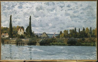 La Seine à Bougival, 1873 - Alfred Sisley