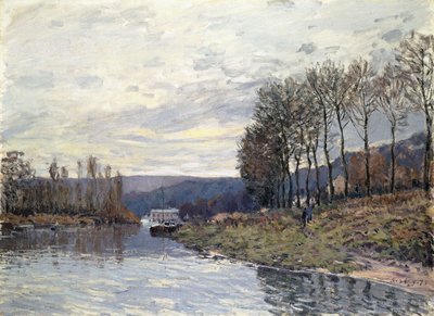 La Seine à Bougival, 1873 - Alfred Sisley