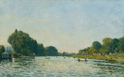 La Seine à Bougival, 1872 - Alfred Sisley