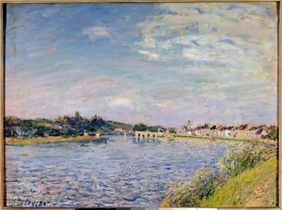 Vue de Mammes sur le Loing - Alfred Sisley