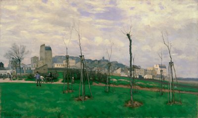 Vue de Montmartre depuis la Cité des Fleurs, 1869 - Alfred Sisley