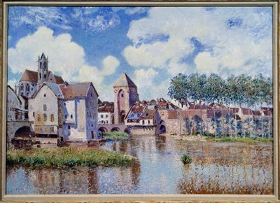 Vue de Moret sur Loing - Alfred Sisley