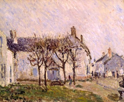 Rue de village, Moret-sur-Loing, c.1894 - Alfred Sisley