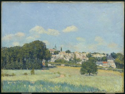 Vue de Marly-le-Roi, effet de soleil, 1876 - Alfred Sisley