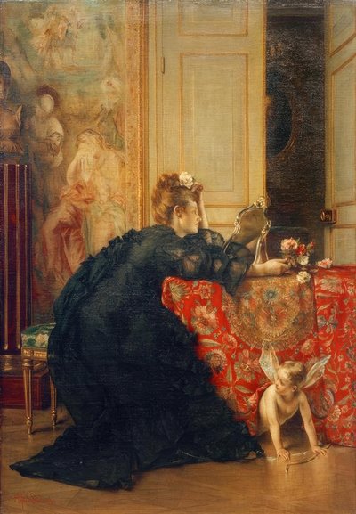 La veuve ou le dernier jour de veuvage - Alfred Emile Stevens