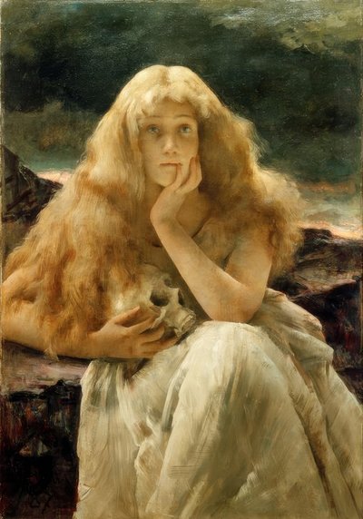 A. Stevens, Marie-Madeleine - Alfred Emile Stevens