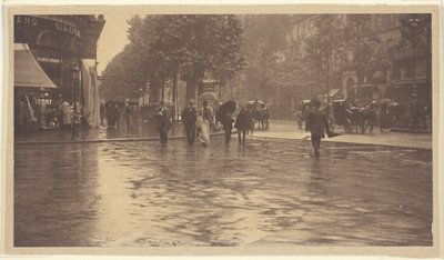 Un jour de pluie sur le boulevard, Paris - Alfred Stieglitz