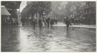 Un jour de pluie sur le boulevard, Paris - Alfred Stieglitz