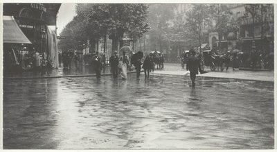 Un jour de pluie sur le boulevard, Paris - Alfred Stieglitz