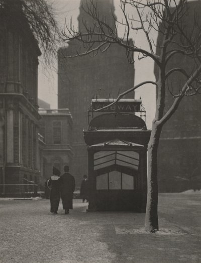 À la mairie de New York - Alfred Stieglitz
