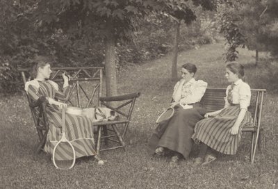 Emmy Obermeyer, Agnes Stieglitz et Flora Small à Oaklawn - Alfred Stieglitz