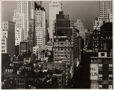 De ma fenêtre à An American Place, Nord - Alfred Stieglitz