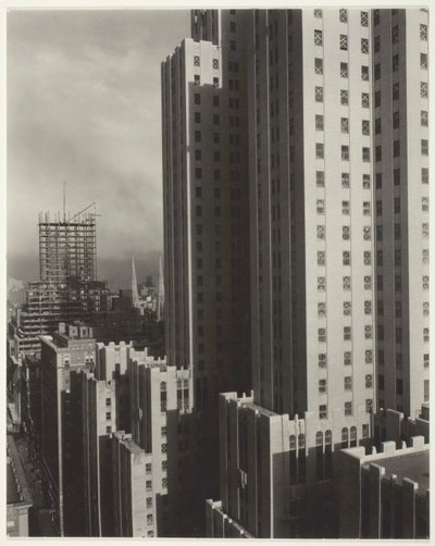 De ma fenêtre au Shelton, Ouest - Alfred Stieglitz