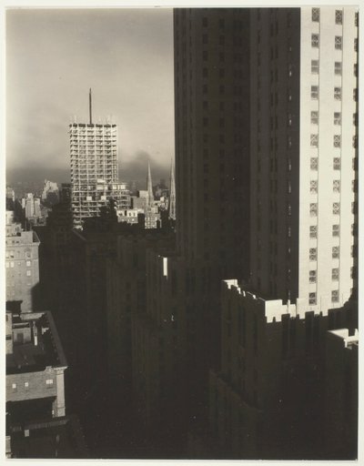 De ma fenêtre au Shelton, Ouest - Alfred Stieglitz