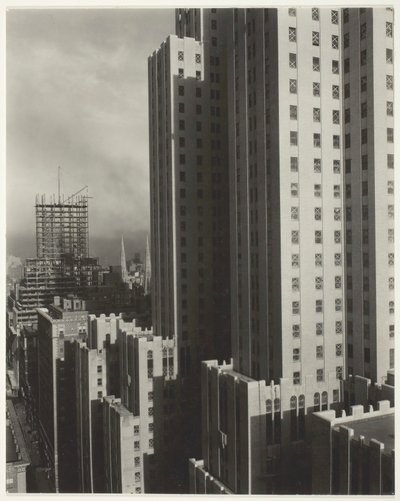 De ma fenêtre au Shelton, Ouest - Alfred Stieglitz