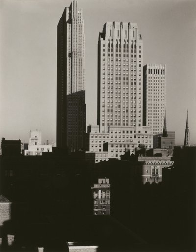 New York vu du Shelton - Alfred Stieglitz