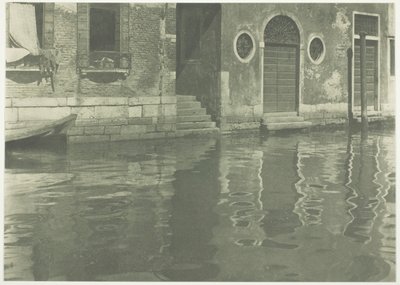 Reflets - Venise, 1894, imprimé 1897 - Alfred Stieglitz