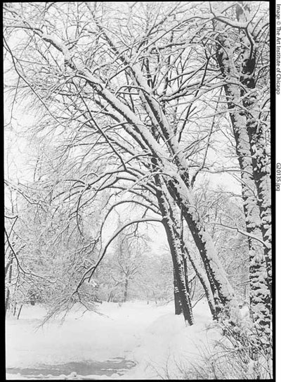 Paysage enneigé, Berlin - Alfred Stieglitz