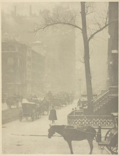 La Rue, Cinquième Avenue - Alfred Stieglitz