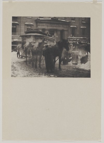 Le Terminal, 1893 imprimé en 1911 - Alfred Stieglitz