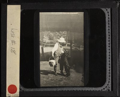 Sans titre, nièce Elizabeth avec Inky à Oaklawn, c. 1903 - Alfred Stieglitz