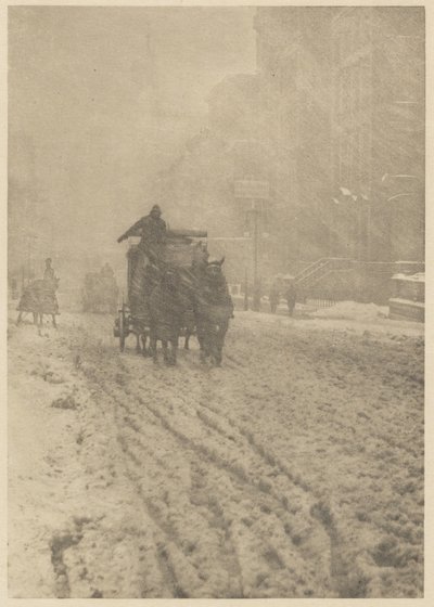Hiver sur la Cinquième Avenue - Alfred Stieglitz