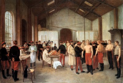 Vaccination des officiers français à l