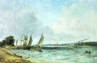 Paysage marin anglais - Alfred Vickers