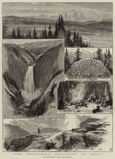 Le parc de Yellowstone, Amérique du Nord - Alfred W. Cooper